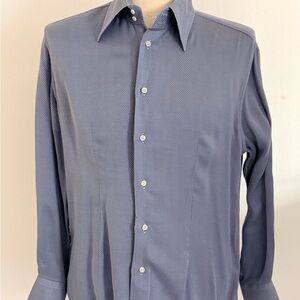 Giorgio Armani Navy Dress Shirt